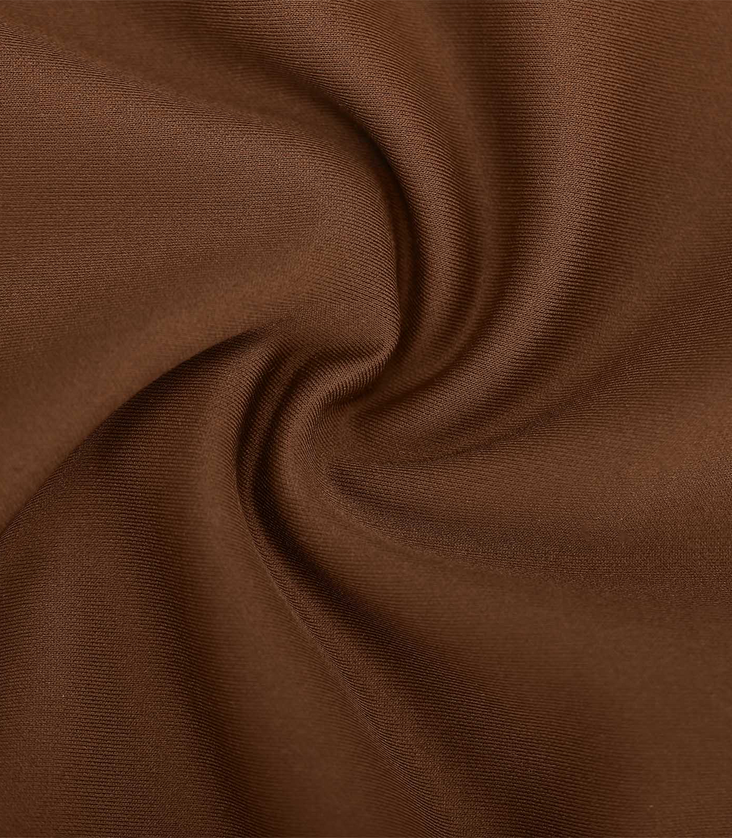 בגד גוף א-סימטרי מחטב - צבע בד חום - דגם 406