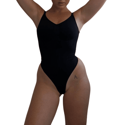 בגד גוף חוטיני מחטב גב פתוח