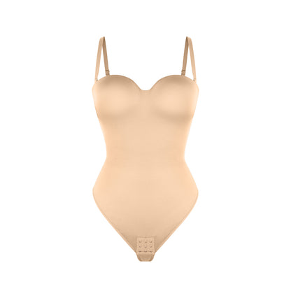 בגד גוף סטרפלס מחטב מרופד